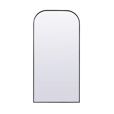 Indigo Home Metal Frame Arch Full Length Mirror 35x72 Inch