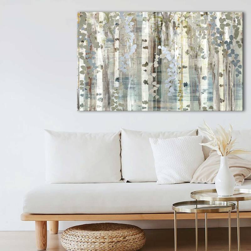 "Birch Wood Meadow " by Susan Jill Print on Canvas