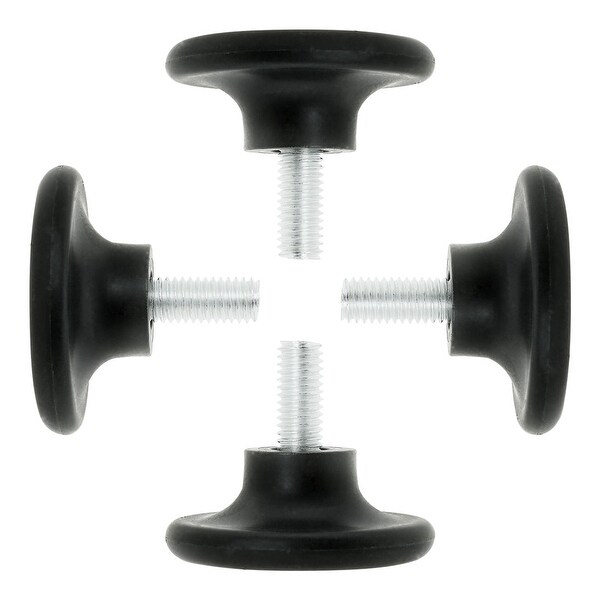 M8 x 17 x 45mm Furniture Glide Leveling Feet Adjustable Leveler Floor Protector for Desk Table Stool Sofa Leg 4pcs