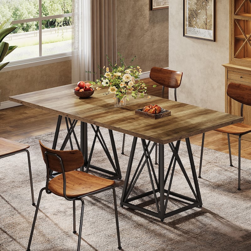 35.4-Inch Square Dining Table for 4