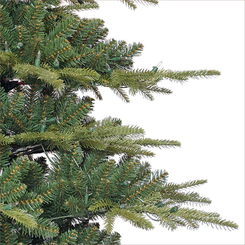 Puleo International 7.5 ft. Pre-Lit Artificial Utah Fir Tree