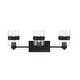 preview thumbnail 1 of 1, Designers Fountain D222M-3B Midnight LA 3 Light 25" Wide Bathroom Matte Black