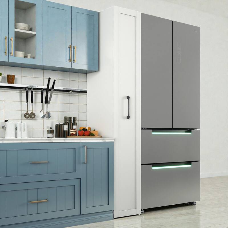 Slim Rolling Kitchen Storage Cart with Wheels and Handle, 6 Tier Narrow Pantry Shelf for Small Spaces