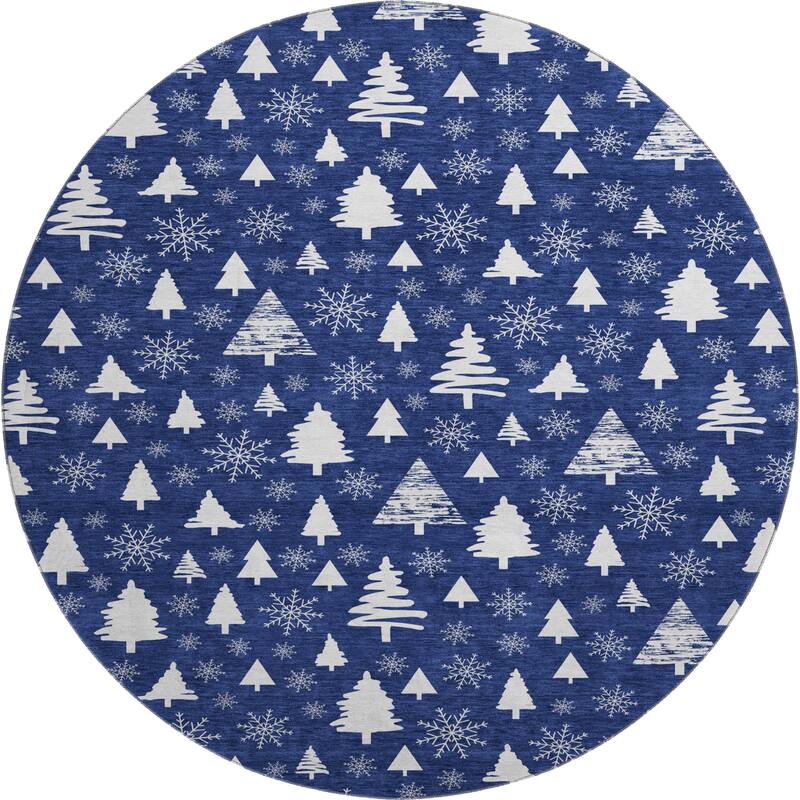 Premium Washable Super Soft Christmas Tree Mayfield Rug