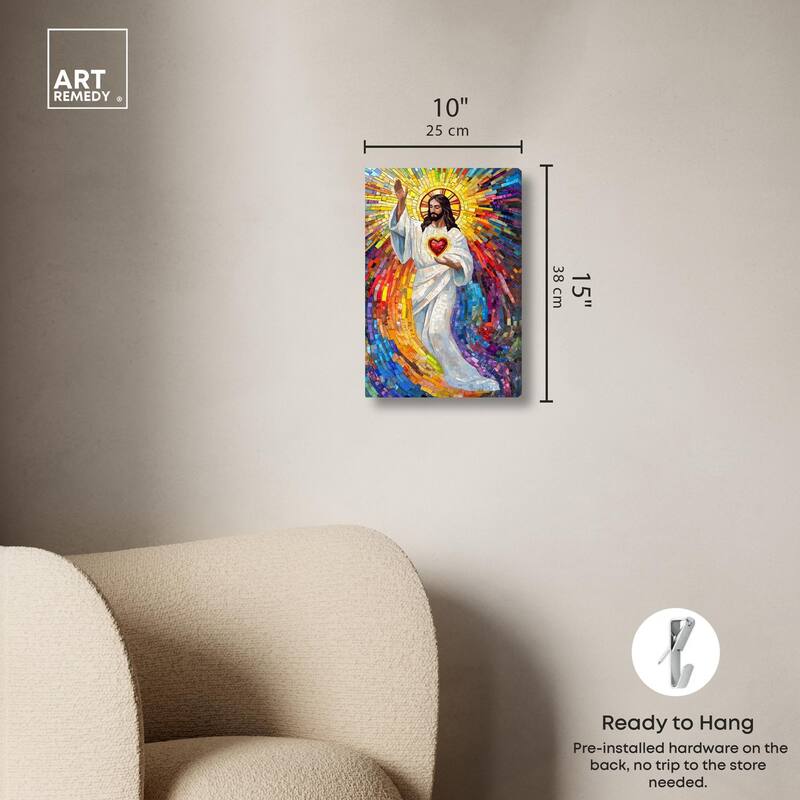 Blocks of Benediction II Canvas by Art Remedy, Gallery Wrapped