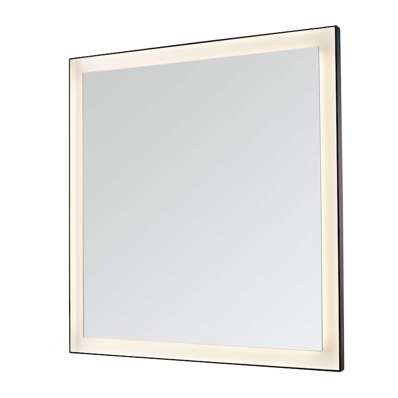 Faulkner LED Mirror - Rectangle 32" High - 30"W x 32"H x 1"D - White
