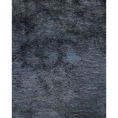 Vibrance, One-of-a-Kind Hand-Knotted Area Rug - Gray, 8' 1" x 9' 10" - 8' 1" x 9' 10"