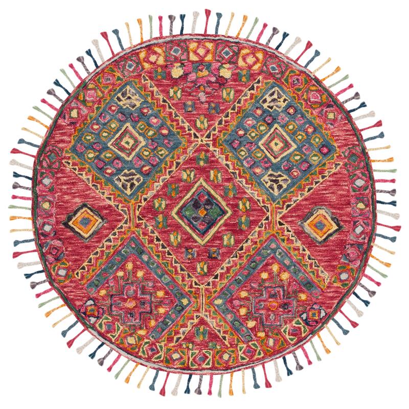 SAFAVIEH Handmade Aspen Leontina Boho Wool Tassel Rug