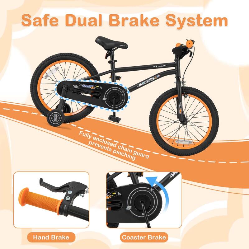 Costway 14/16/18-Inch Kid’s Bike for 4-7 Years Old with Adjustable - See Details