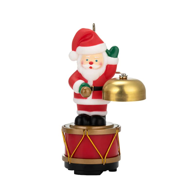 6 in. Animated Santas Marching Band