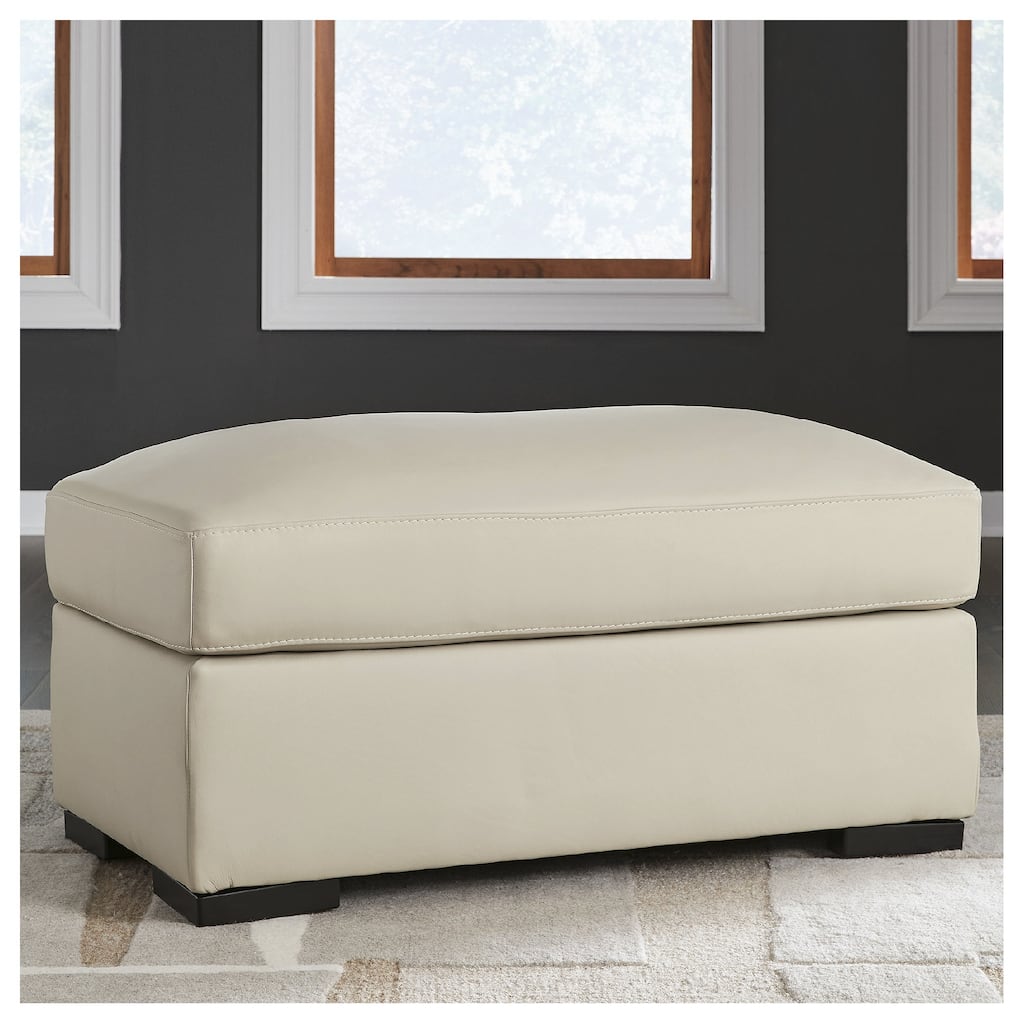 Signature Design by Ashley Treasure Trove Beige Ottoman
