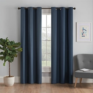 Eclipse Microfiber Grommet Blackout Curtain Panel