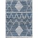 preview thumbnail 8 of 6, Nuloom Boho Handwoven Cotton Transitional Geo Striped Area Rug