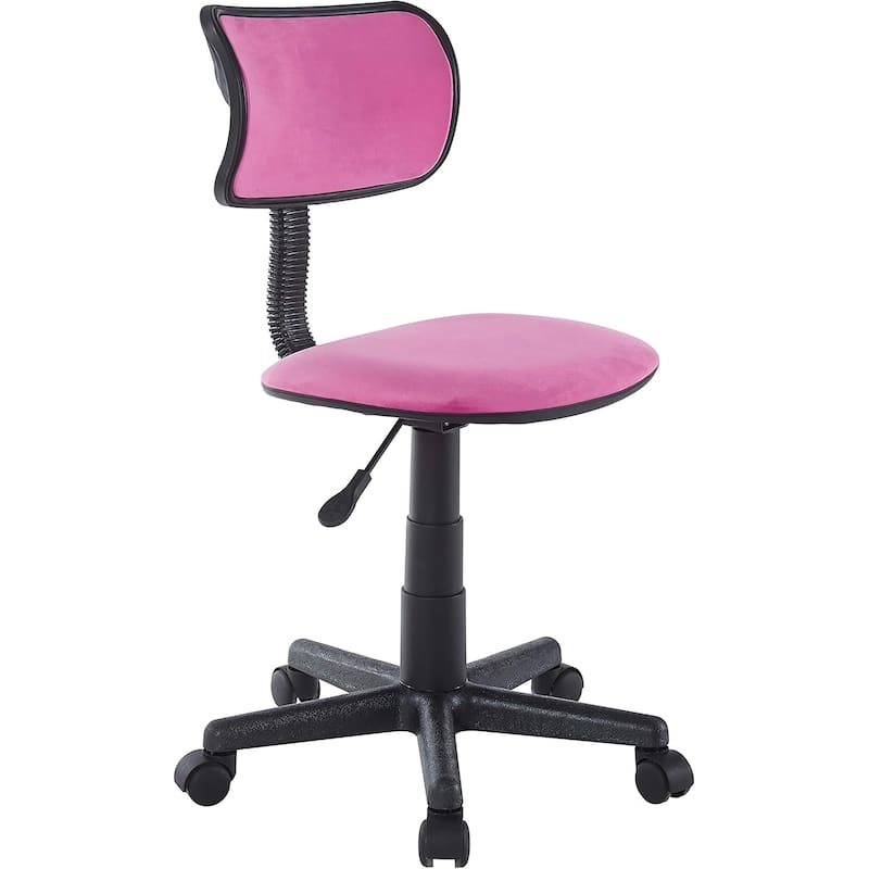 Urban Lifestyle Velvet Swivel Task Chair - Pink