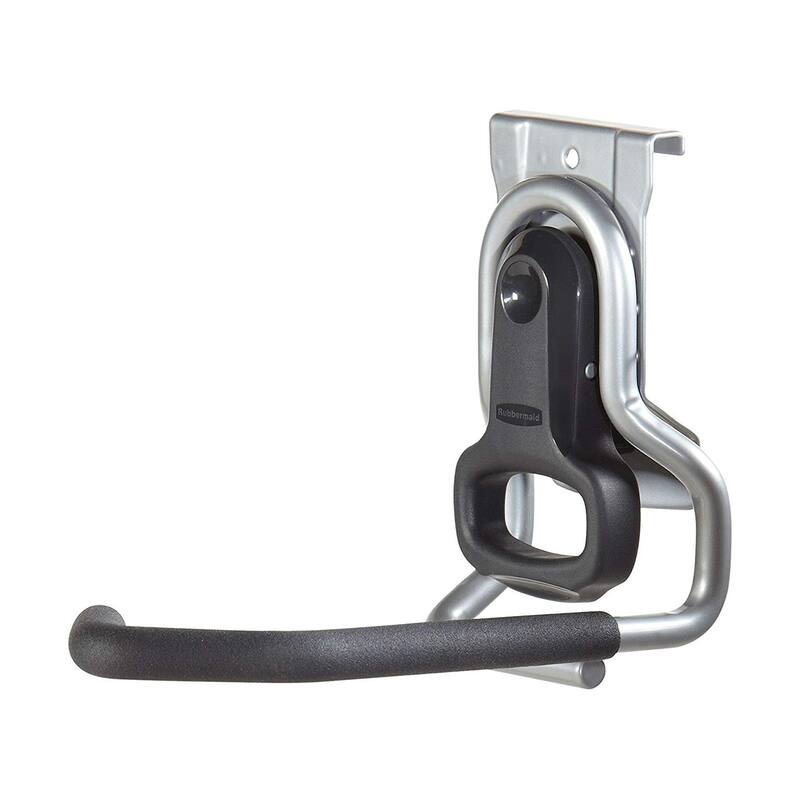 Rubbermaid Vertical FastTrack Hanging Wall Mount Hook Garage Organizer (2 Pack) - 1.19