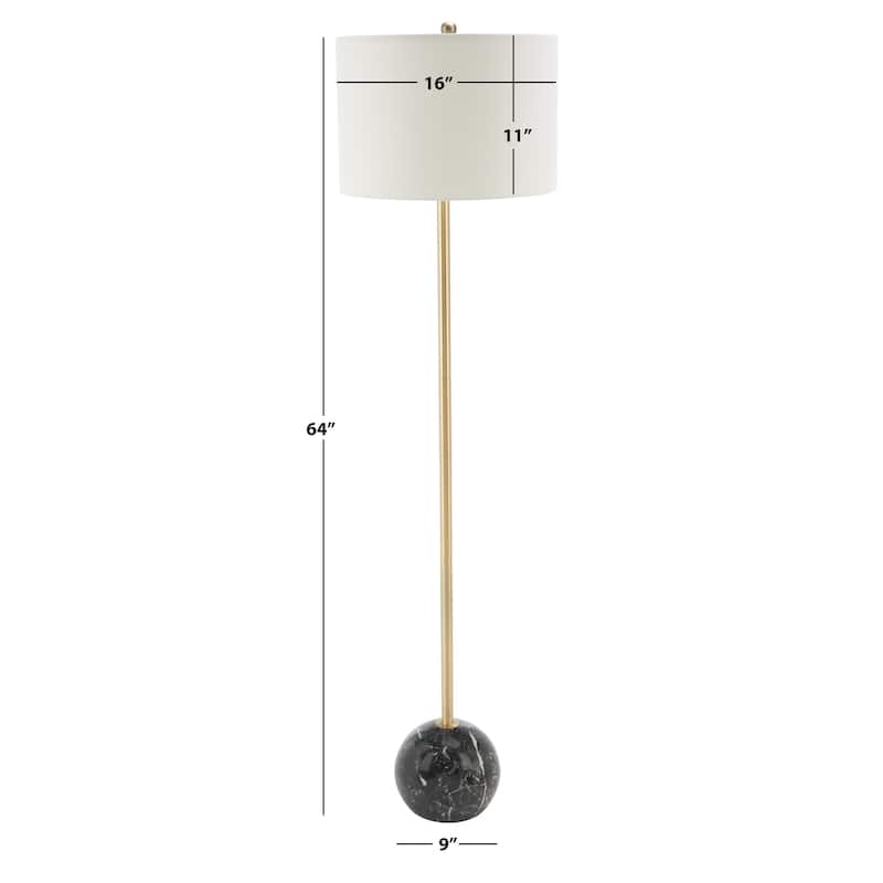 SAFAVIEH Lighting Marjolein Modern 64-inch Floor Lamp - 17 In. W x 17 In. D x 64 In. H - 17Wx17Dx64H