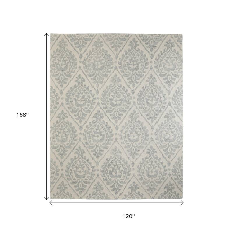 HomeRoots Floral Modern Rectangle Area Rug