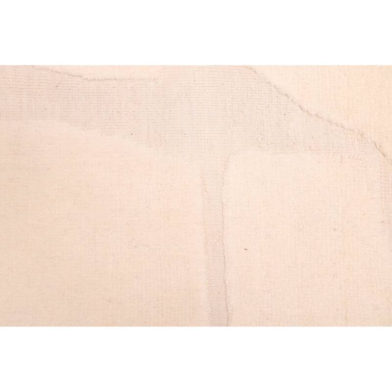 ECARPETGALLERY Hand-knotted Pak Finest Marrakesh Cream Wool Rug - 7'9 x 10'0