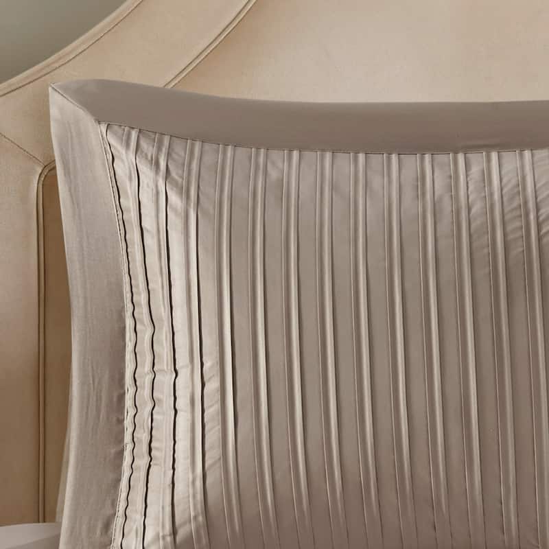 Madison Park Channing Taupe 7-piece Comforter Set