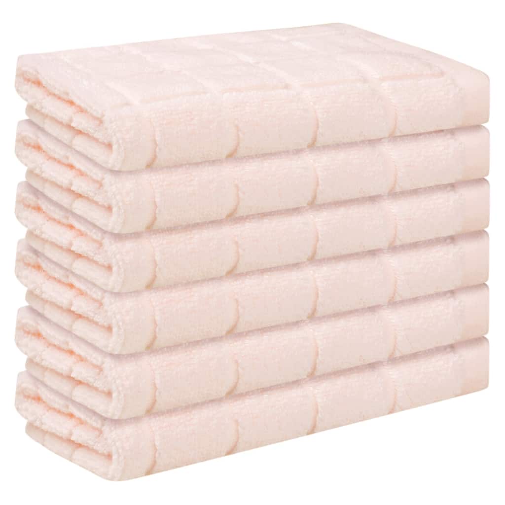 Cotton Face Cloths, Plaid Pattern Washcloths Set, Highly Absorbent and Fast Drying Towels for Bathroom 13" x 13"