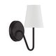 preview thumbnail 6 of 10, Meridian M90054 11" Tall Wall Sconce with 8" Extension