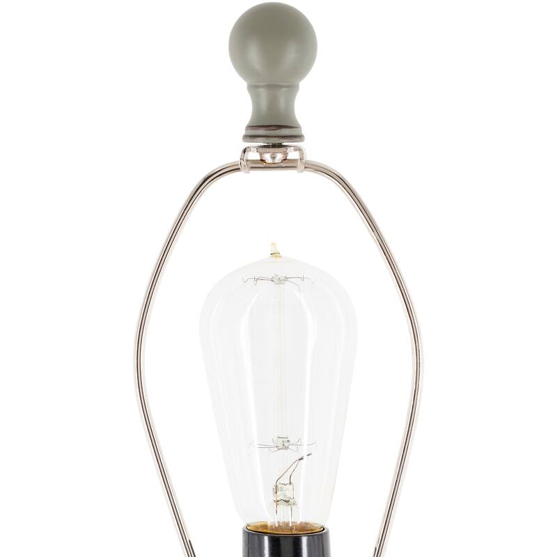 Aldon Classic Grey Urn Floor Lamp - 59"H x 15"W x 15"D