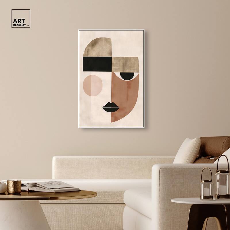 Face Moderne I Canvas by Art Remedy
