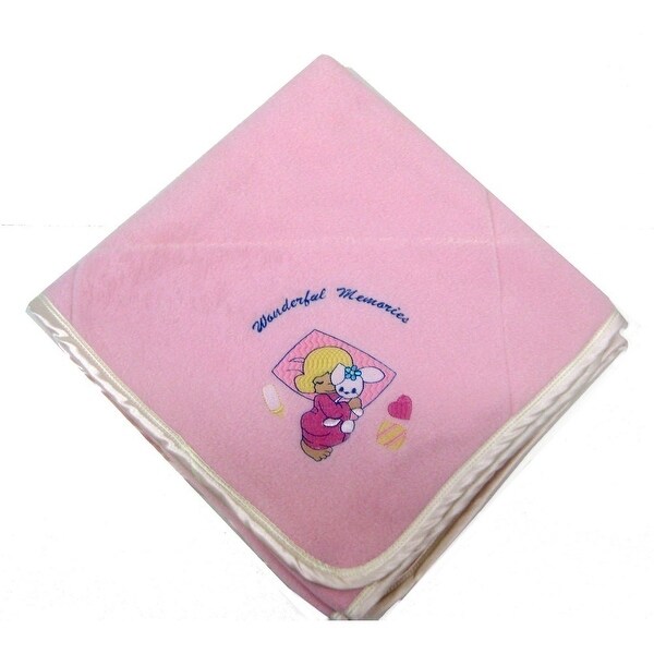 baby girl fleece blanket