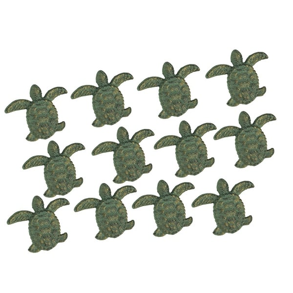 Shop Black Friday Deals On Set Of 12 Cast Iron Sea Turtle Drawer Pulls Decorative Cabinet Door Knobs Nautical Bathroom Kitchen Beach Home Decor Overstock 30357577