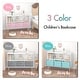 preview thumbnail 12 of 34, Kids bookcase with Collapsible Fabric Drawers，Made of High-Density MDF - Easy Setup