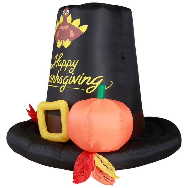 Shop Holidayana 6 Ft Tall Inflatable Thanksgiving Pilgrim Hat