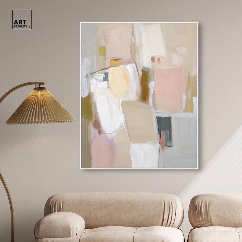 Apricot Cream II Canvas by Art Remedy
