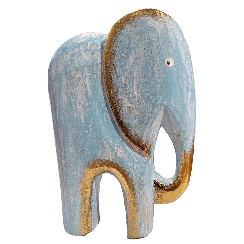 Handcarved Bali Elephant Figurine