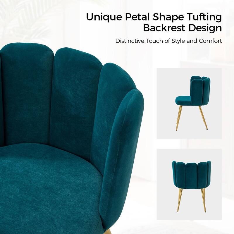 Anjela Side Chair with Tufted Back Set of 2