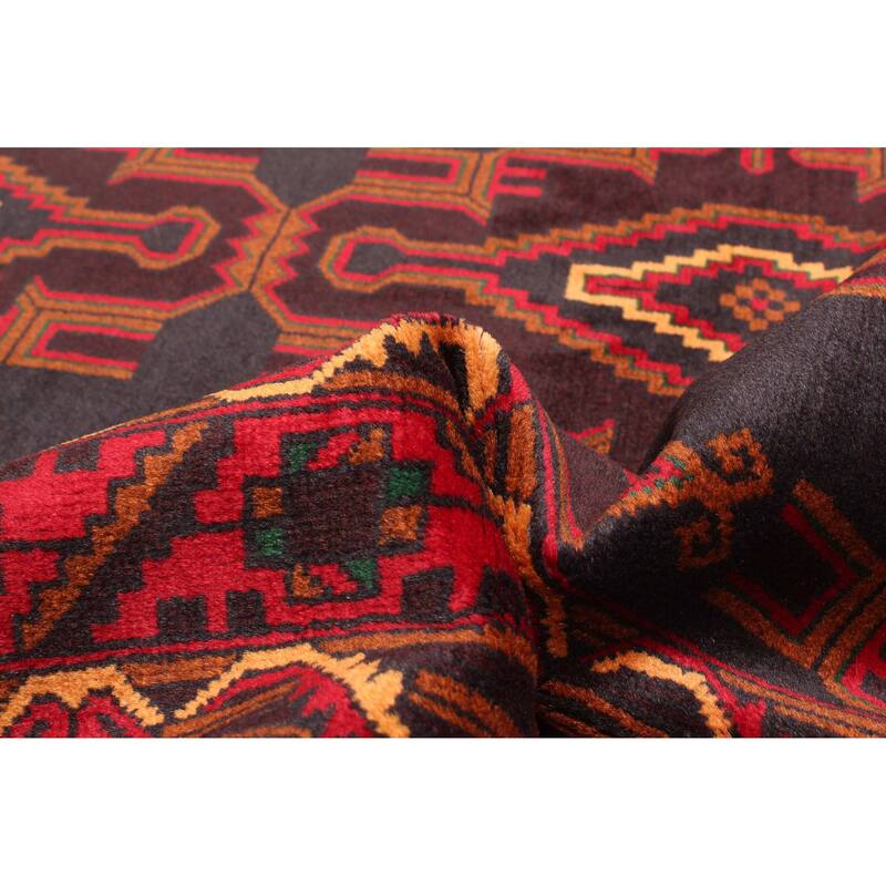 ECARPETGALLERY Hand-knotted Teimani Black Wool Rug - 3'7 x 6'5