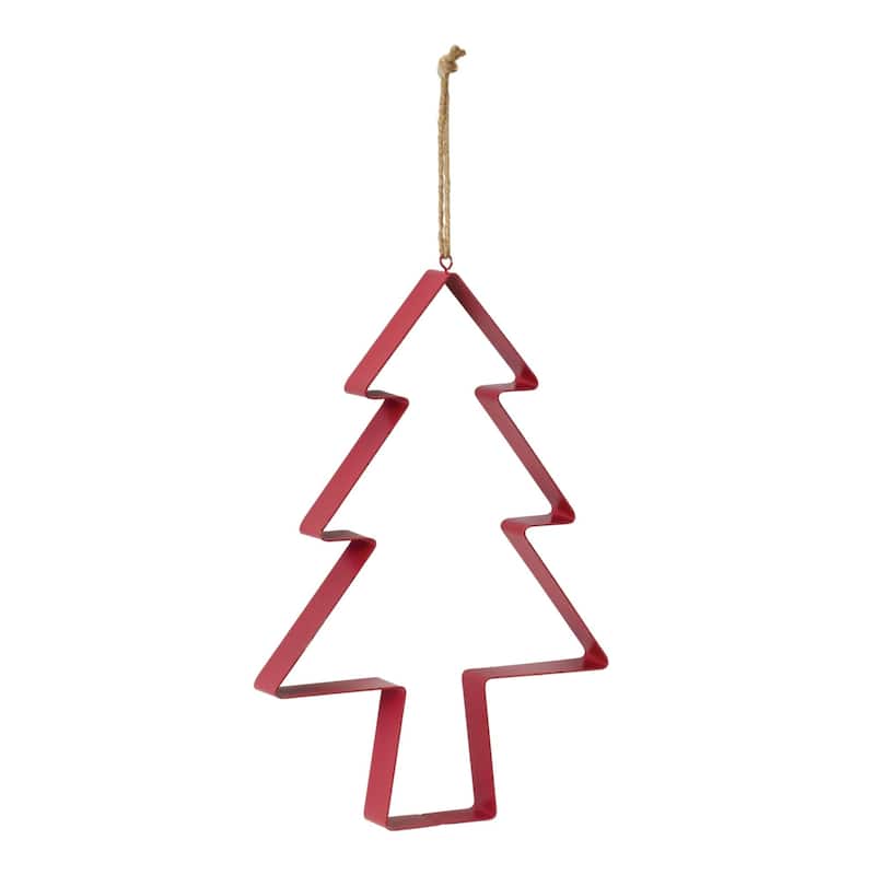 Pine Tree Cookie Cutter Christmas Ornaments - 12" - 4ct