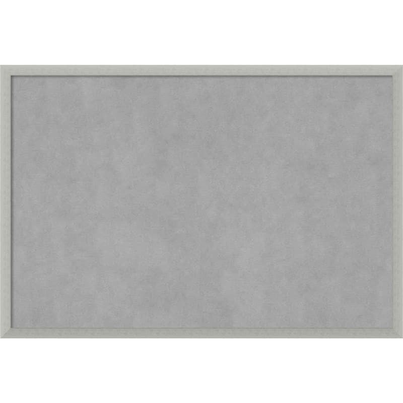 Amanti Art Silver Leaf Framed Magnetic Board