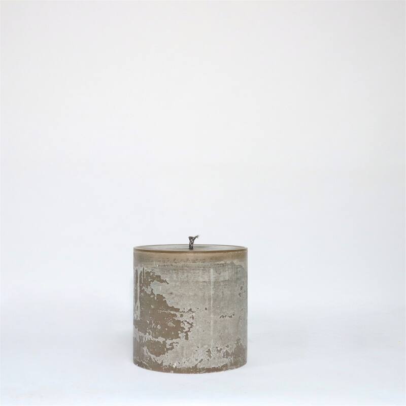 Pillar Super Candle 11.8"x11.8"H Opaque- Outdoor Only- ST - Opaque