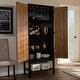 preview thumbnail 1 of 9, Mid-Century Two-Tone Wine Cabinet by Baxton Studio