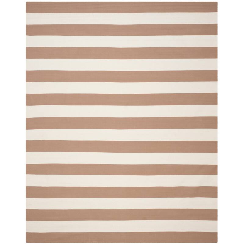 SAFAVIEH Handmade Montauk Caspian Stripe Cotton Flatweave Rug
