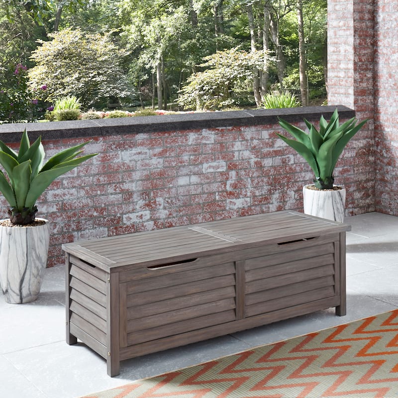Maho French Grey Outdoor Storage Deck Box