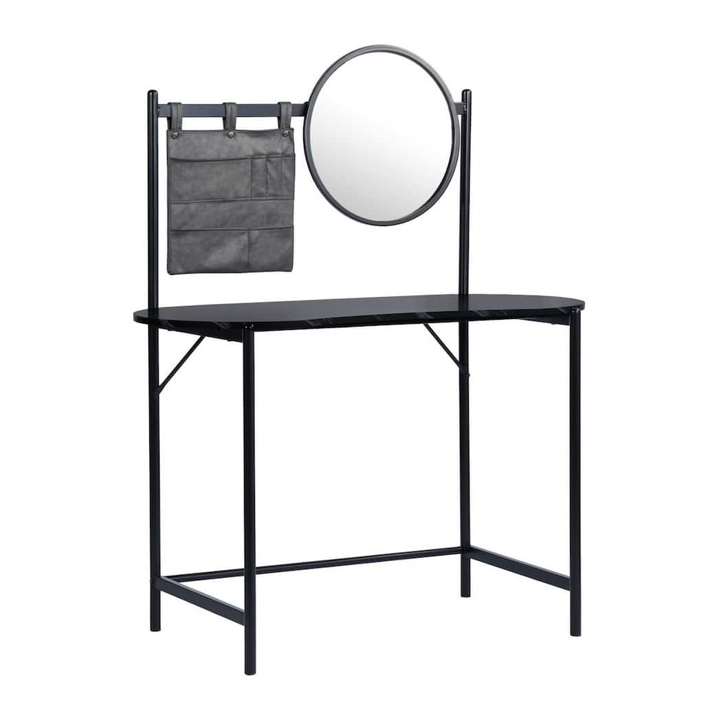 HomyLin 43.3-in Vanity Desk Modern Simple Dressing Writing Table