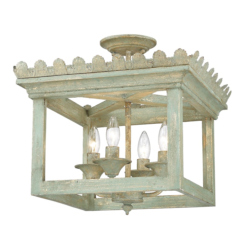 Finley Semi-Flush - 19x16.25" - 19x16.25" - Green