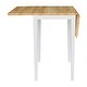 preview thumbnail 21 of 62, International Concepts Small Drop Leaf Shaker Style Dining Table