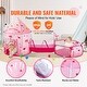 preview thumbnail 23 of 26, Kids Play Tent with Tunnel, Basketball Hoop for Boys, Girls, Babies and Toddlers, Indoor/Outdoor Pop Up Playhouse