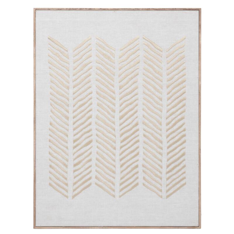 JoJo Fletcher Embroidered and Wood Framed Wall Art