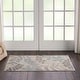 preview thumbnail 19 of 37, Nourison Tranquil Floral Leaves Area Rug 2' x 4' - Grey/Multi - Rectangle