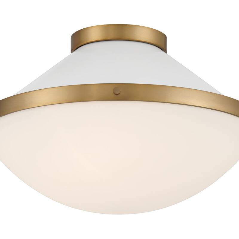 Crystorama Lighting Group XAN-8002 Xander 2 Light 16" Wide Flush Mount