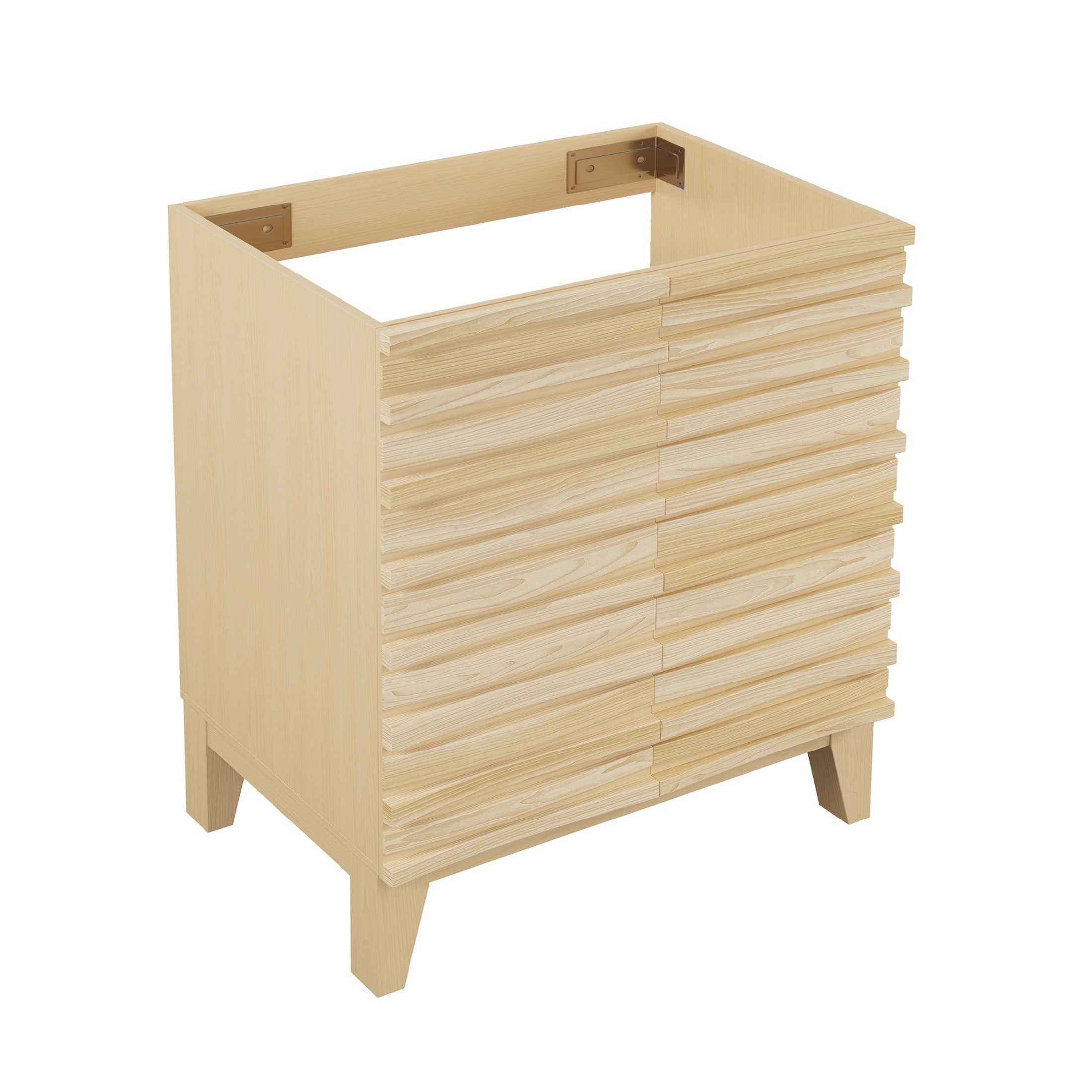 Cascade 30" Freestanding Bathroom Vanity Cabinet Without Top In Natural Oak - 30