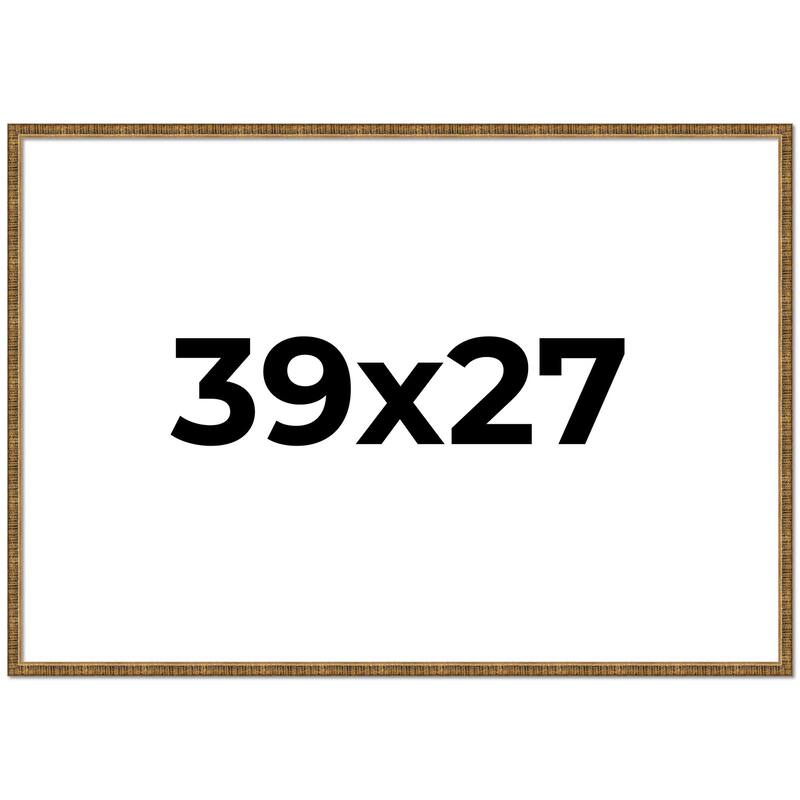 39x27 Frame Gold Picture Frame - Complete Modern Photo Frame Includes